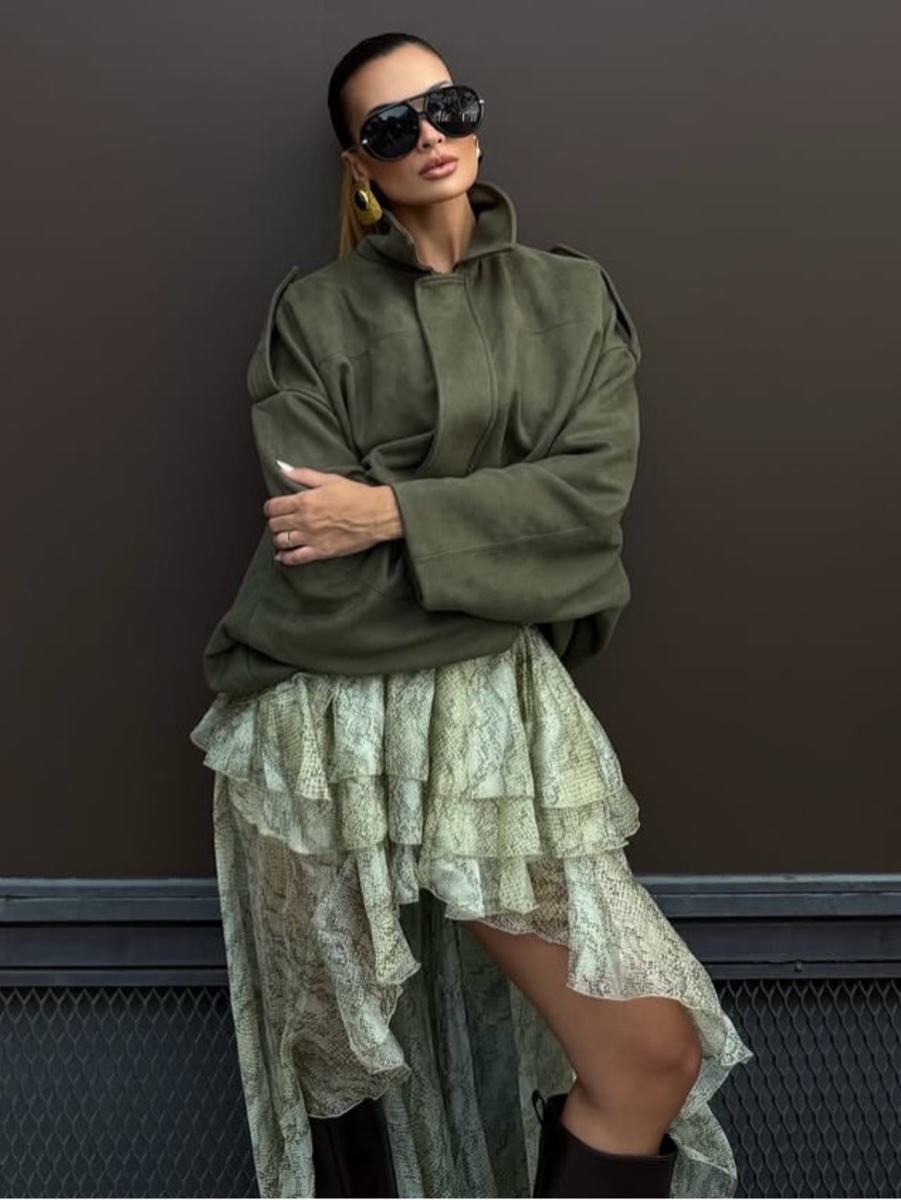 NWT Zara Faux Suede Jacket
